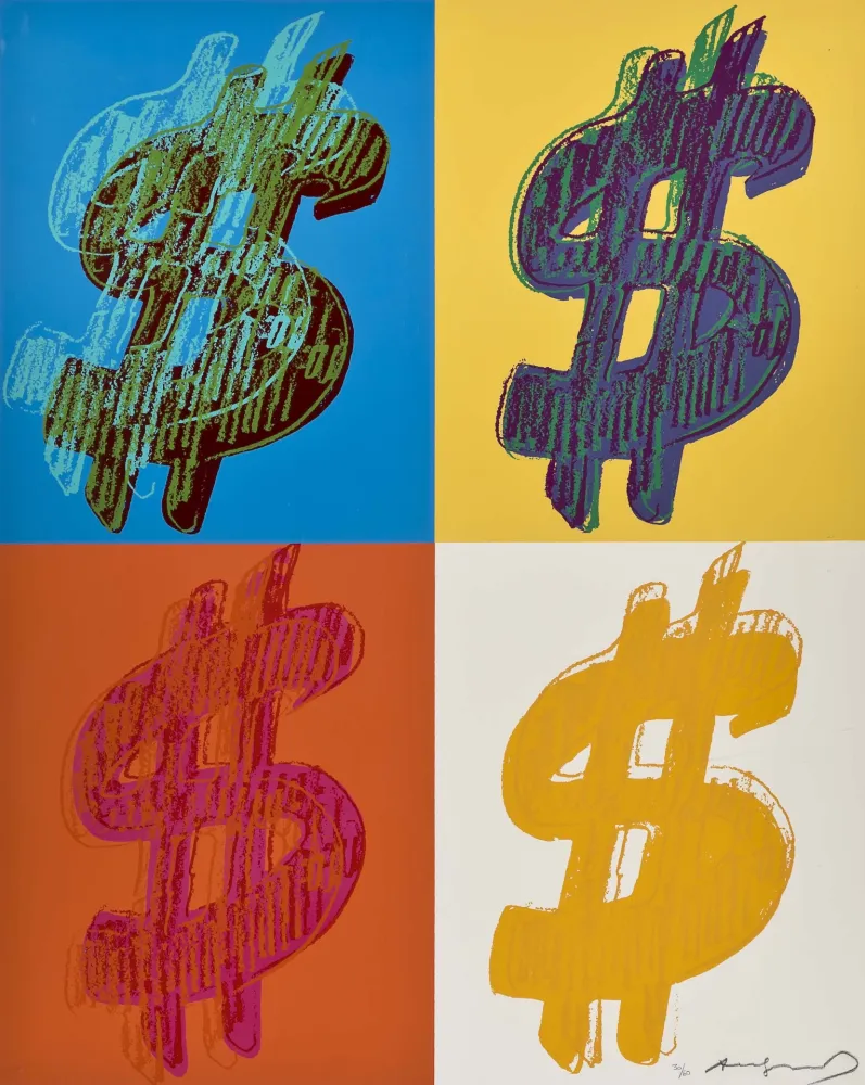 Сериграфия Warhol - $ (Quadrant)