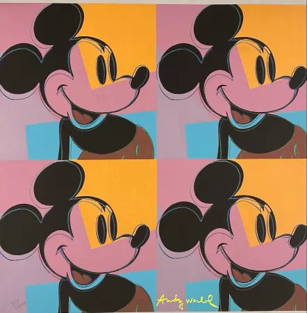 Гашение Warhol - Quadrant Mickey Mouse