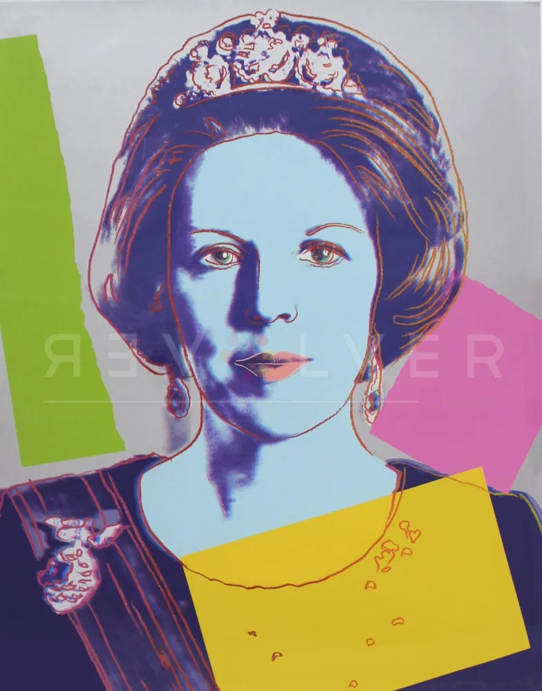 Сериграфия Warhol - Queen Beatrix of the Netherlands (FS II.340)