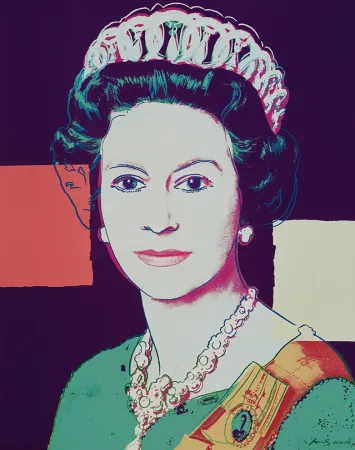 Сериграфия Warhol - Queen Elizabeth II of the United Kingdom 335 by Andy Warhol