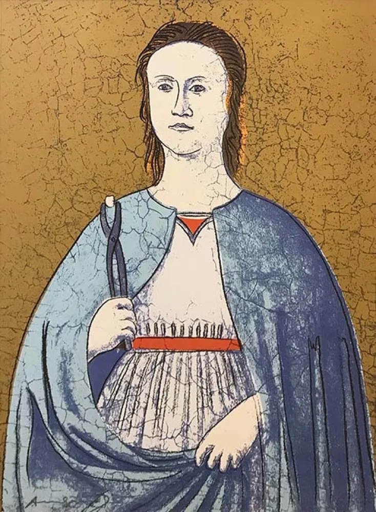 Сериграфия Warhol - SAINT APOLLONIA FS II.332