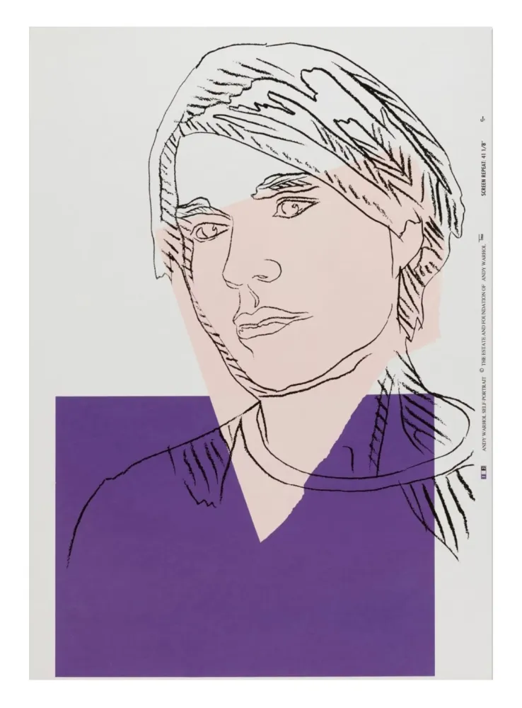 Сериграфия Warhol - Self-Portrait