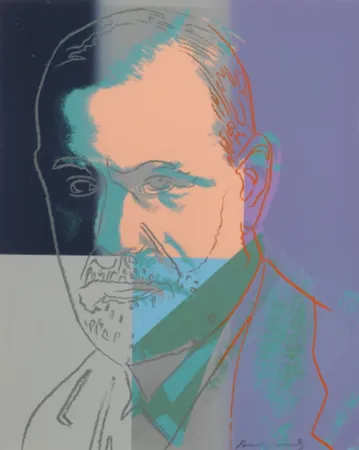 Сериграфия Warhol - Sigmund Freud, II.235