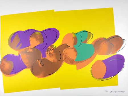 Сериграфия Warhol - Space Fruit: Peaches 202