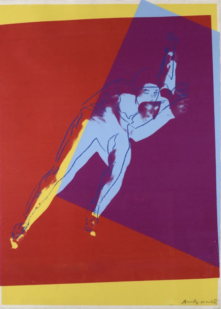 Сериграфия Warhol - Speed Skater (from Art and Sports Portfolio)