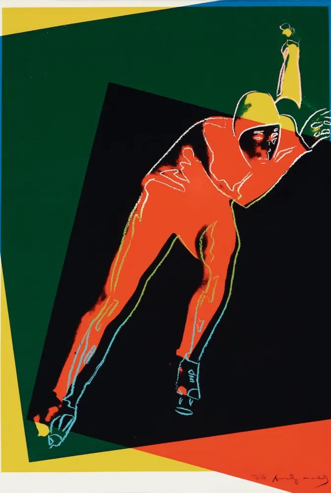 Сериграфия Warhol - Speed Skater (Trial Proof)