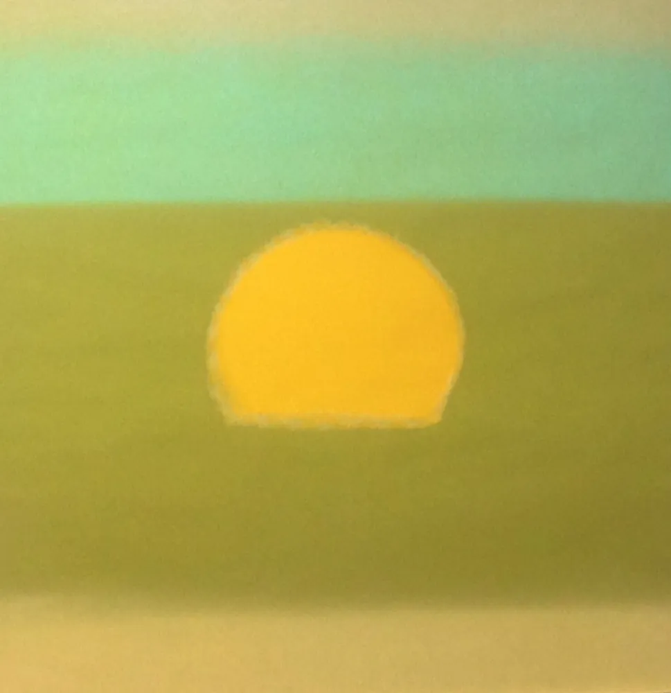 Сериграфия Warhol - Sunset (Yellow/Green) (FS II.85)