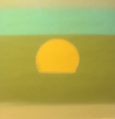 Сериграфия Warhol - Sunset (Yellow/Green) (FS II.85)