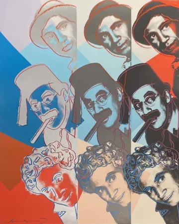 Сериграфия Warhol - The Marx Brothers, II.232, from Ten Portraits of Jews of the Twentieth Century