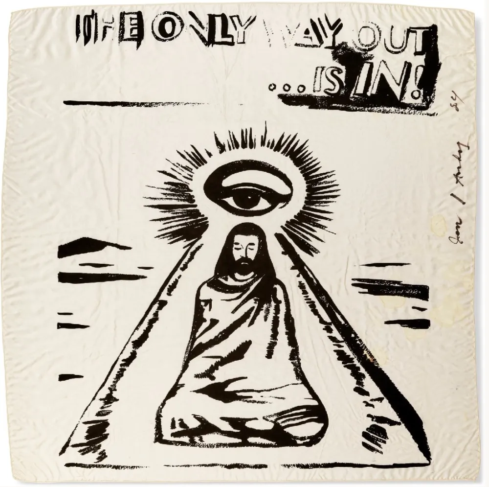 Сериграфия Warhol - The Only Way Out is In (FS IIIA.55) (Silk Scarf) 