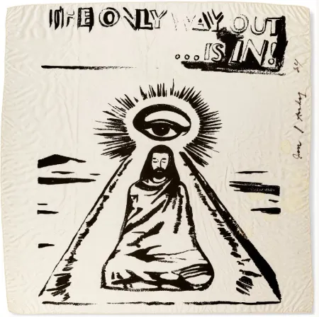 Сериграфия Warhol - The Only Way Out is In (FS IIIA.55) (Silk Scarf) 