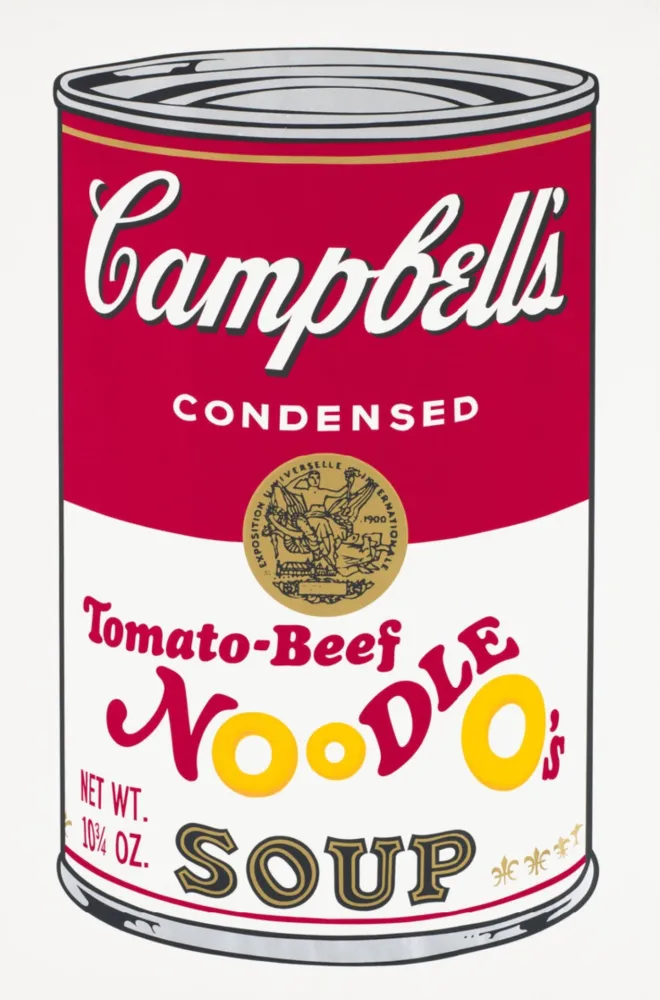 Сериграфия Warhol - Tomato-Beef Noodle O's