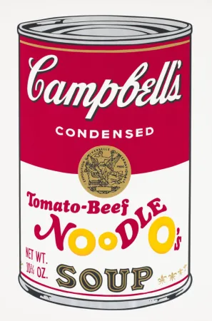 Сериграфия Warhol - Tomato-Beef Noodle O's