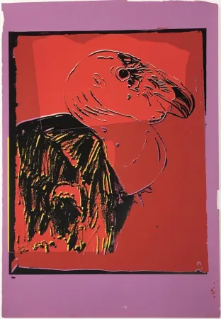 Сериграфия Warhol - Vanishing Animals: California Condor