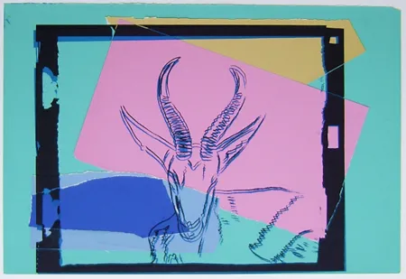 Сериграфия Warhol - Vanishing Animals: Sommering Gazelle