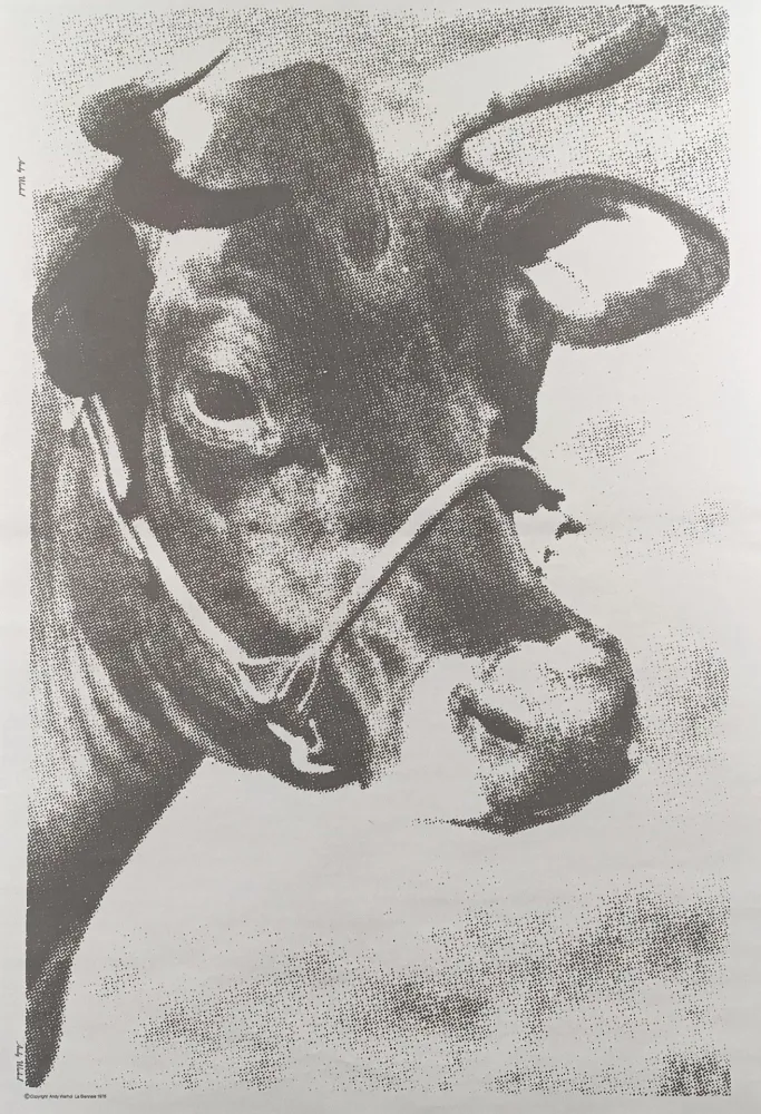 Литография Warhol - Venice Biennale COW
