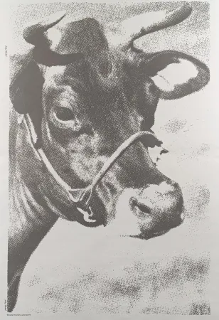 Литография Warhol - Venice Biennale COW