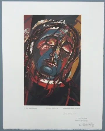 Гравюра На Дереве Waroquier - Dolori Sacrum