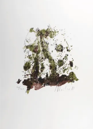 Литография Weiler - Composition, 1987 - Hand-signed