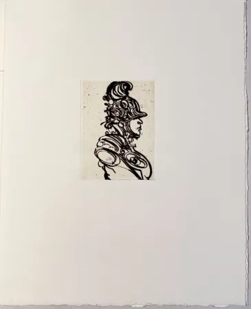 Гравюра Сухой Иглой Weisbuch - Horace