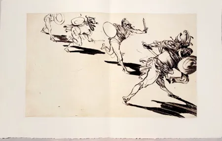 Гравюра Сухой Иглой Weisbuch - Horace