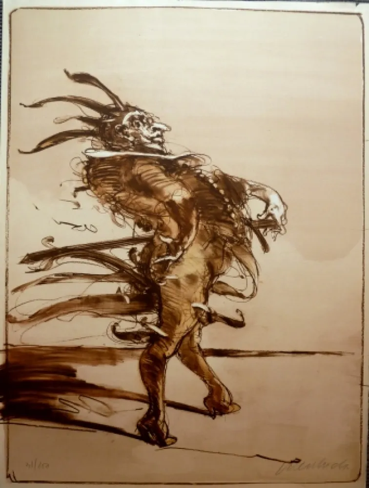 Литография Weisbuch - Il Terore