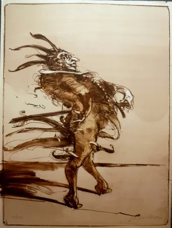 Литография Weisbuch - Il Terore