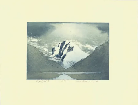 Офорт И Аквитанта Werkmeister - Sognefjord III