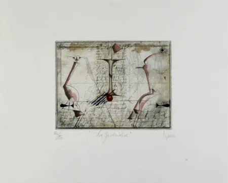 Гравюра Werner - Die Geistreichen