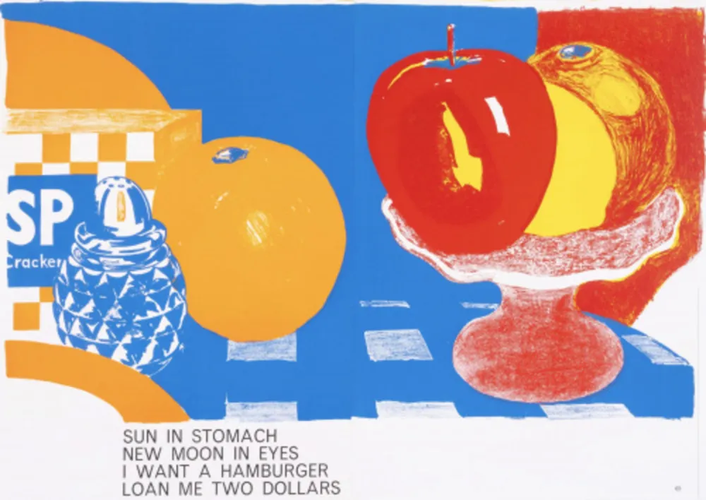 Литография Wesselmann - Apples and Oranges, from the One Cent Life portfolio