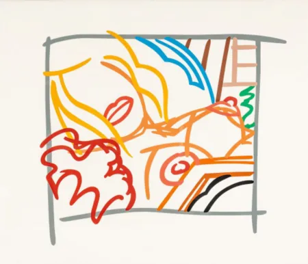 Сериграфия Wesselmann - Bedroom Blonde Doodle with Photo