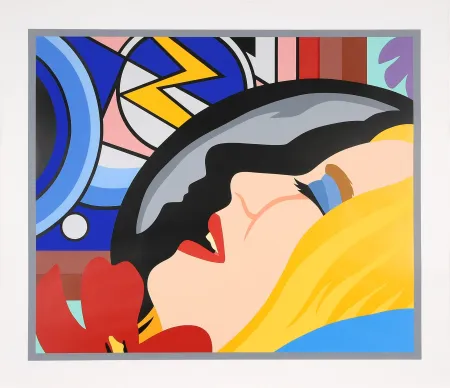 Сериграфия Wesselmann - Bedroom Face with Lichtenstein