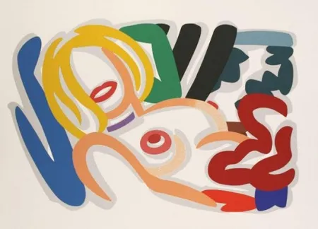 Сериграфия Wesselmann - Big Blonde with Choker