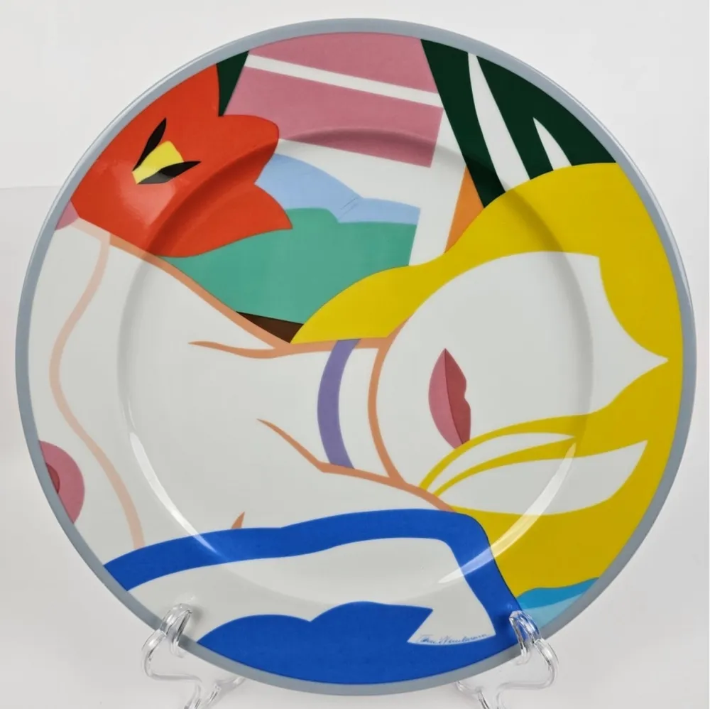 Многоэкземплярное Произведение Wesselmann - Blonde Vivienne. Künstlerplatzteller