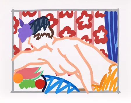 Сериграфия Wesselmann - Judy Reaching Over Table