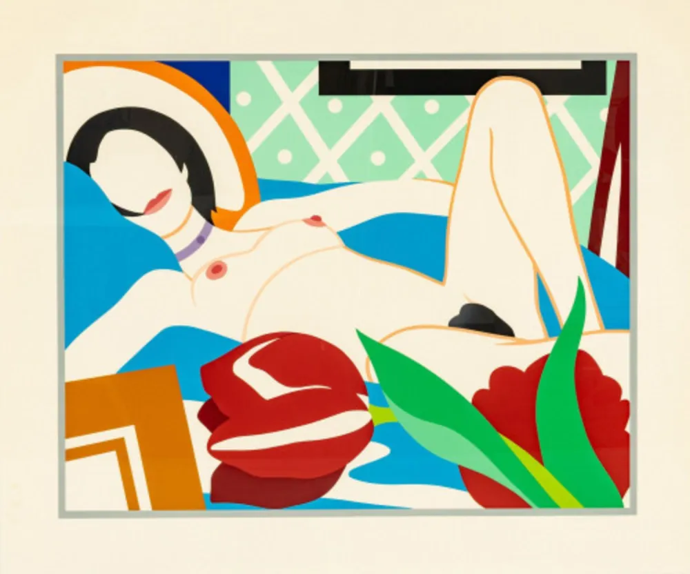 Сериграфия Wesselmann - Monica with Tulips