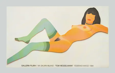 Литография Wesselmann - Nude