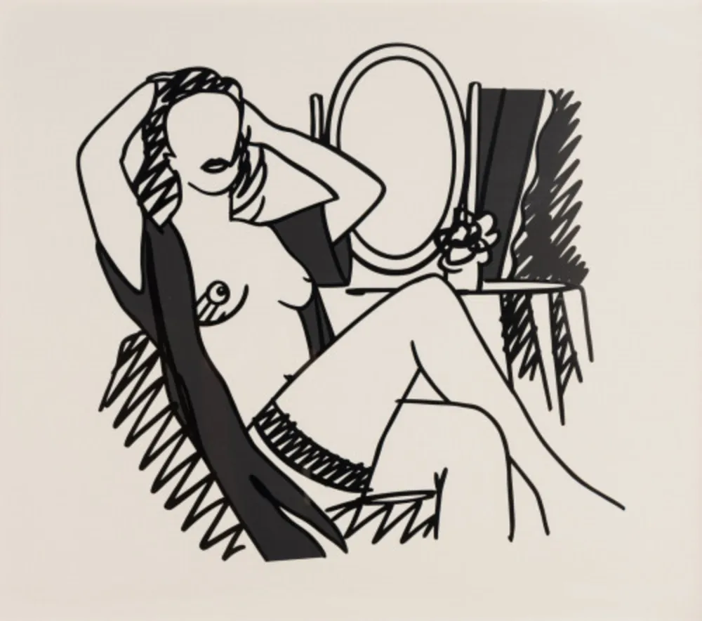 Сериграфия Wesselmann - Nude and Mirror