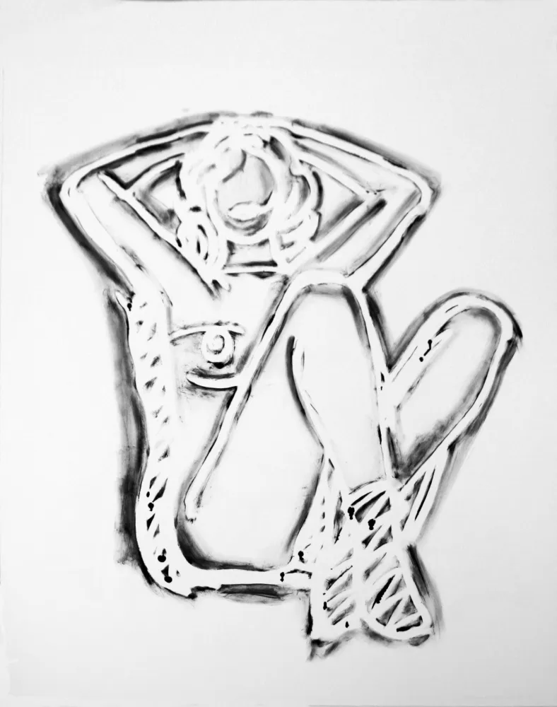 Сериграфия Wesselmann - ROSEMARY SITTING STRAIGHT UP