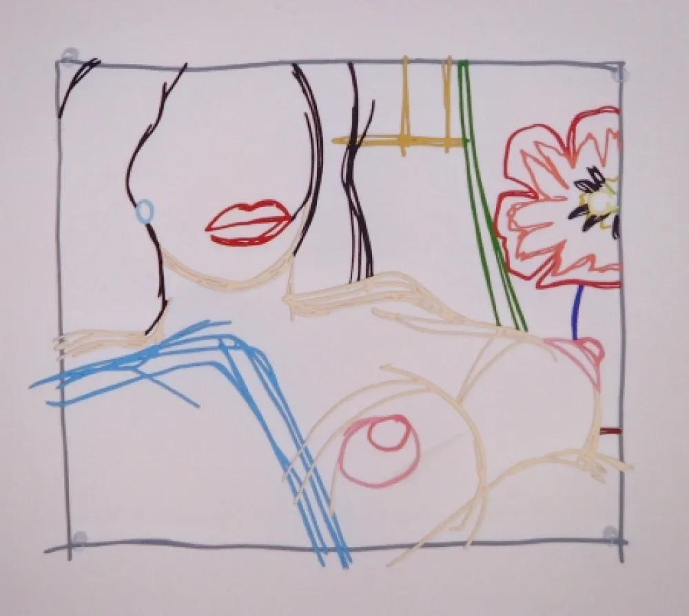 Многоэкземплярное Произведение Wesselmann - Steel Drawing: From Nude Painting