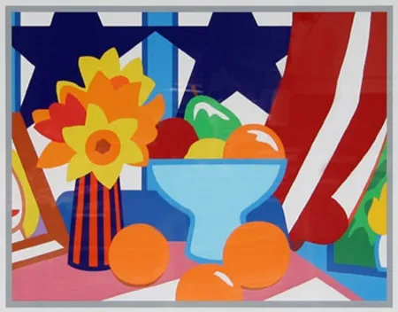 Сериграфия Wesselmann - Still Life with Red Curtain