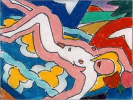 Нет Никаких Технических Wesselmann - Study for Sunset Nude with Floral Blanket