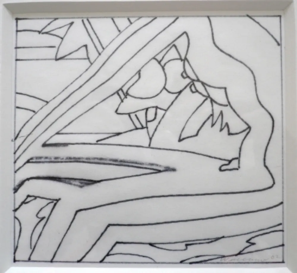 Нет Никаких Технических Wesselmann - Study for Sunset Nude with Red stockings