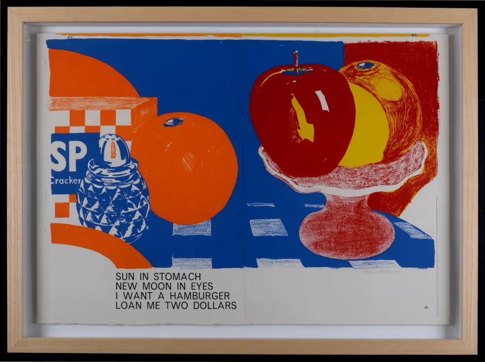 Литография Wesselmann - Sun In Stomach New Moon In Eyes, 1964 – Hand-signed & framed