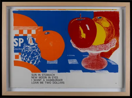 Литография Wesselmann - Sun In Stomach New Moon In Eyes, 1964 – Hand-signed & framed