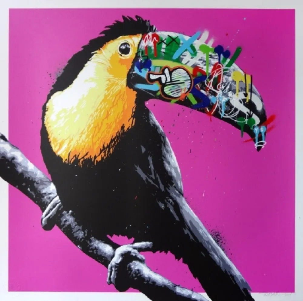 Сериграфия Whatson - Toucan (pink)