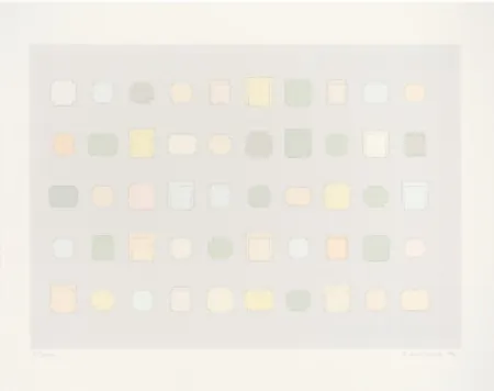 Сериграфия Whiteread - 50 Spaces
