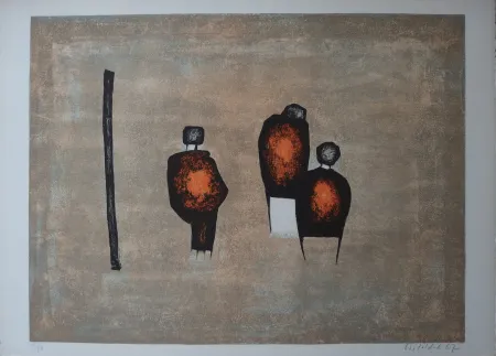 Литография Witold-K - Trois personnages