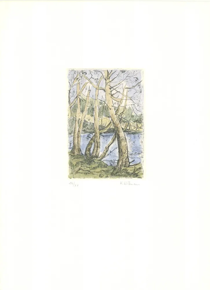 Гравюра Wittmann - Bäume