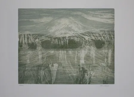 Гравюра На Дереве Wolf - Landschaft